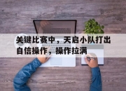 乐鱼体育vip注册-关键比赛中，天启小队打出自信操作，操作拉满的简单介绍